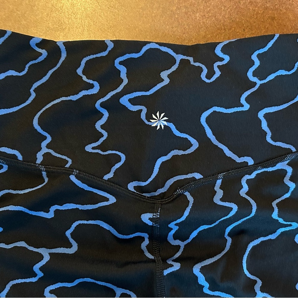 Athleta Yoga/Athletic Pants, Size S, Black And Blue - Picture 3 of 5